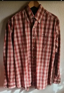 HIS Jeans Hemd rot kariert langarm Gr.M w.Neu - Bild 1 von 4