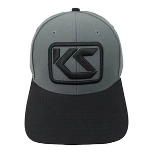 KS 3D Embroidered Strapback Cap Trucker Baseball Hat Gray Black Richardson - Picture 1 of 13