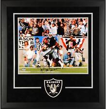 Tim Brown Oakland Raiders Framed Signed 16x20 Running Photo w/HOF 2015 Insc