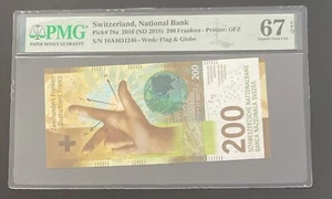 Switzerland, 200 Franken, 2018, UNC, p78a - Picture 1 of 2