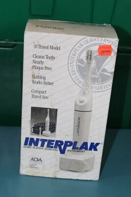 Interplak TRAVEL KIT TK Rechargeable ELECTRIC Toothbrush New SEALED VTG - Image 1 of 4