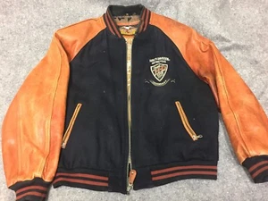 Chaqueta de cuero genuina rara Harley Davidson XL Reg para hombre - Imagen 1 de 6
