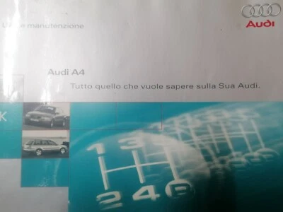 Audi A4 1996 libretto istruzioni manuale uso e manutenzione - Immagine 1 di 2