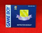Game & Watch Gallery 1 GameBoy Nintendo Instruction Manual Only