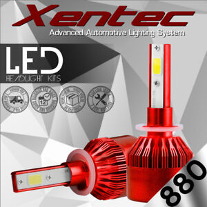 XENTEC LED HID Foglight kit 894 White for 1998-1999 GMC C2500 Suburban