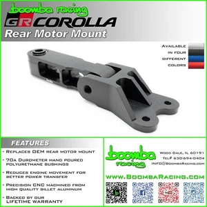 GR Corolla Rear Motor Mount (Black Anodize) - Bild 1 von 5