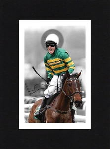 8X6 Mount AP TONY McCOY Signed Autograph PHOTO Gift HORSE RACING ReadyTo Frame - Picture 1 of 1
