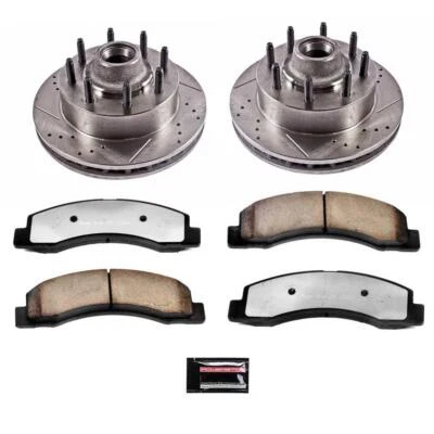 Kit de freio a disco PowerStop - Dianteiro - Compatível com Ford Excursion 2000-2002, Ford F-250 Sup - Imagem 1 de 4