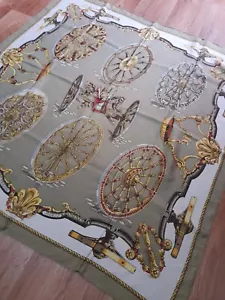 Rare Hermes Paris by Caty Latham 100% silk scarf - Picture 1 of 6