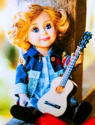 Dolly Parton Coat of Many Colors Doll and Guitar 18" Dollywood Exclusive NEW NIB