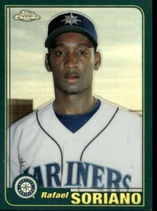 2001 Topps Traded & Rookies Chrome REFRACTOR Rafael Soriano Seattle Mariners - Picture 1 of 2
