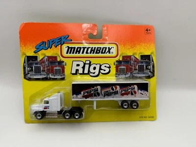 Remolque tractor Matchbox Super Rigs Pepsi diecast vintage 1994 Foto 1 de 4