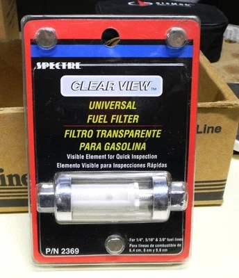 Spectre #2369 Clear View Universa Fuel Filter - Image 1 of 3