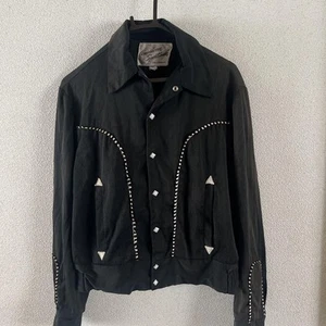 Chaqueta Rockabilly Vintage Gabardina Occidental Largo Corto Talla M - Imagen 1 de 5