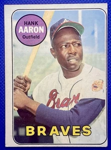 1969 Topps Hank Aaron #100  VG-VGEX   RC283 - Picture 1 of 2