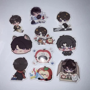 10 Pegatinas Caleb Love And Deepspace Lindas Kawaii LaD Otome Juego Infd Chibi - Imagen 1 de 2