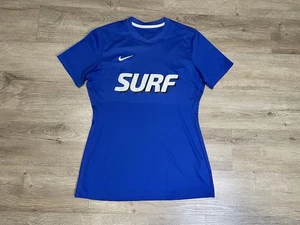 NIKE Shirt Damen Gr. M blau Premier SURF Swoosh Logo Fußball Trikot DriFit - Bild 1 von 7