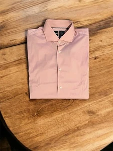 Camicia elegante Hugo Boss uomo Hank Spread slim performance cotone elasticizzato 38 15 - Foto 1 di 7