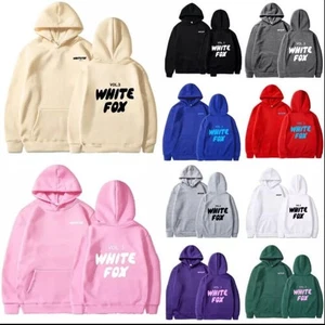 Girls Boys White⭐Black⭐Fox⭐Pocket Hoodies Kids Sweatshirts Casual Pullover Tops - Picture 1 of 58