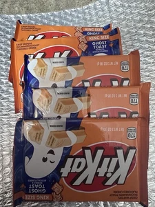 5 NUOVO Kit Kat Ghost Toast Cialda Crema Aromatizzata alla Cannella King Size (3 once) - Foto 1 di 5