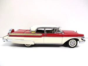 DANBURY MINT - 1957 MERCURY TURNPIKE CRUISER (RED / WHITE) - 1/24 DIECAST - READ - Picture 1 of 18