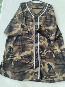 Victorious Brand Camo Baseball Trikot Shirt 5XL Baumwolle Polyester Herren - Bild 1 von 8