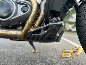 Harley Davidson Pan America 1250 2021+ Carbon Fiber Belly Pan Fairing Twill - Picture 1 of 7