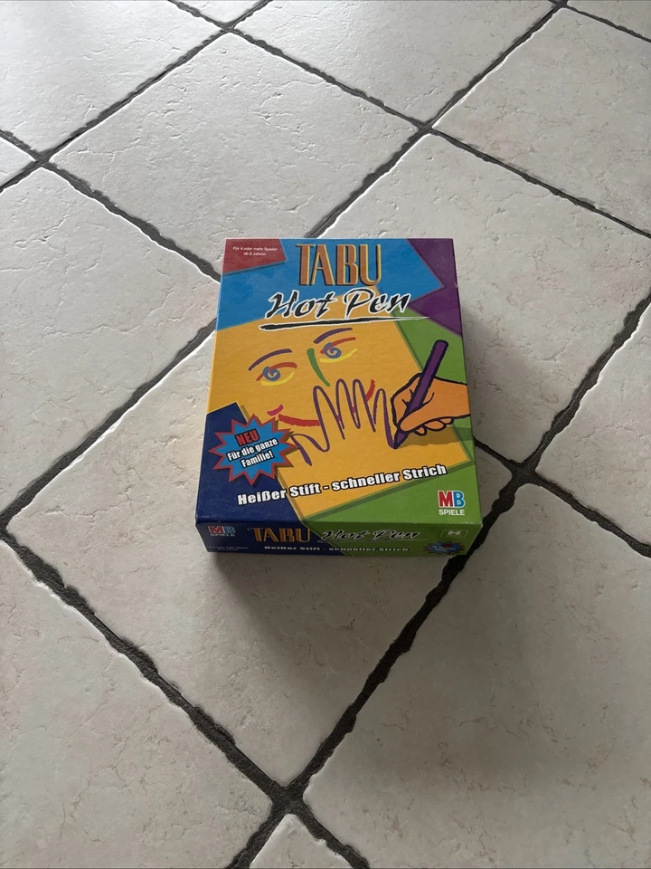 Tabu - Hot Pen - Heißer Stift - Schneller Strich - MB 2002 - NEU in Folie. RAR ! - Bild 1 von 1