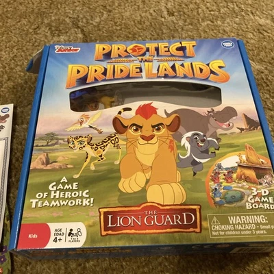 Disney Junior Protect The PrideLands The Lion Guard 3-D Board Game 100% Complete - Image 1 of 4