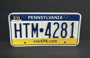 Pennsylvania Nummernschild — HTM - 4281 VISIT PA.COM — HANDWERKSQUALITÄT - Bild 1 von 22