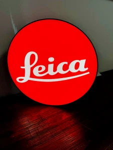 Leica - Camera Brand Logo - LED Light up logo/Wall Art - Picture 1 of 11