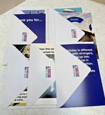 What Do You Meme? Birthday Gift Greeting Cards 2021  Lot of 7 - Image 1 of 4