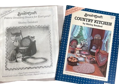 Lot of 2 Braid Craft Publications Fabric Braiding Basics Kit & Country Kitchen - Image 1 of 4