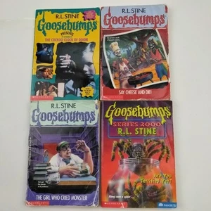 Lot of 4 Vintage 1st Print 1990’s Goosebumps Books Paperback Various Kid Scary - Picture 1 of 24
