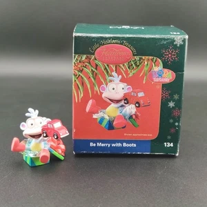 Carlton Cards Heirloom Ornament Collection Be Merry With Boots 2004 #134  - Imagen 1 de 10