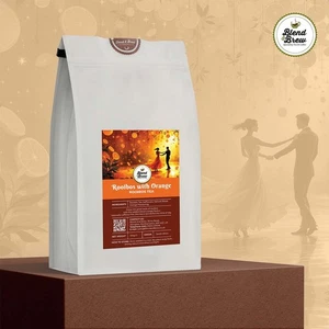 ROOIBOS WITH BLOOD ORANGE Loose Leaf Tea | 50g - 1kg | BLEND AND BREW - Picture 1 of 6