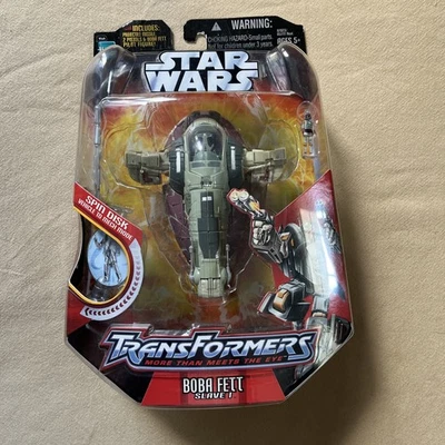 2006 Transformers Star Wars Crossover - Boba Fett Slave I - Hasbro  - Image 1 of 4