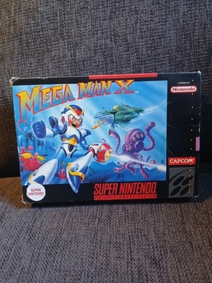 Mega Man X (SNES, 1994) Box Only - Image 1 of 4