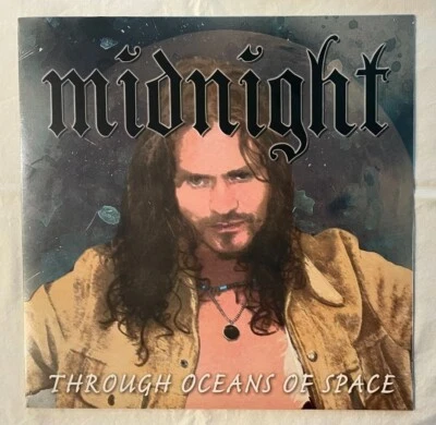 Midnight - Through Oceans Of Space (Red Splatter Vinyl) Crimson Glory Vocalist - Image 1 of 2