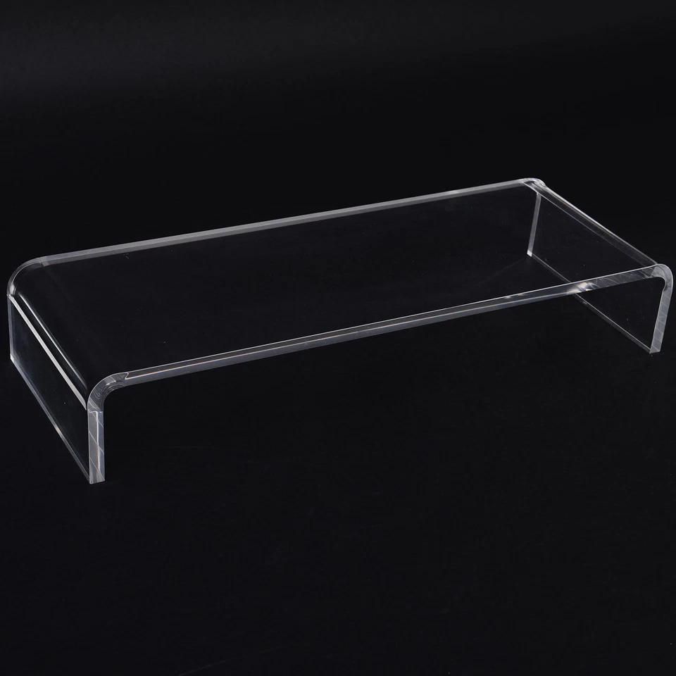 Tavolino Alzata Plexiglass trasparente Porta tv Lcd Monitor 50x15x20H Spess 10mm - Image 1 of 1