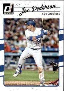 Joc Pederson 2017 Donruss #111 Los Angeles Dodgers - Picture 1 of 2