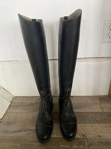 Women’s Dehner Leather Riding Hunter Boots Size 8B Made in USA - Picture 1 of 6