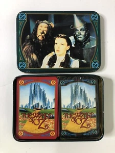 The Wizard of Oz - Two Complete Decks with 3 Jokers in Tin - one deck is sealed - Picture 1 of 6