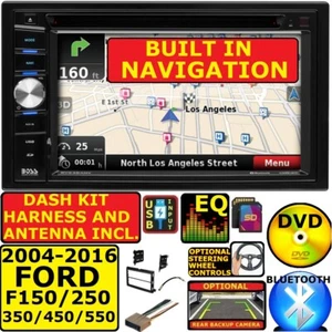   Ford F250/350/450/550 2004-2016 Bluetooth DVD coche estéreo GPS sistema de navegación - Imagen 1 de 12