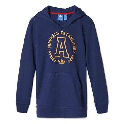 Camiseta Adidas Junior French Terry Mediana Azul Oscuro/St Goldenrod M66033 Foto 1 de 2