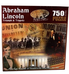 Jigsaw Puzzle Abraham Lincoln Triumph 750 piece - Picture 1 of 3