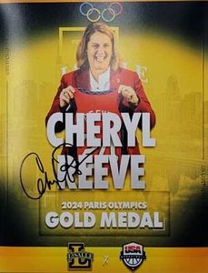 CHERYL REEVE Signed 8.5 x 11 Photo WNBA Basketball MINNESOTA LYNX Olympics USA - Picture 1 of 2
