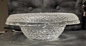 DE COLECCIÓN WATERFORD DE IRLANDA CORTE CRISTAL LISMORE PATRÓN TAZÓN DE ROTACIÓN - COMO NUEVO - Imagen 1 de 10