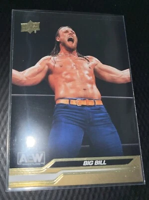 2024 UPPER DECK AEW Big Bill Gold Parallel #43 rare wrestling card wwe - Image 1 of 2