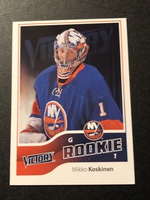2011-12 Upper Deck Victory Mikko Koskinen #227 Rookie RC - Image 1 of 2